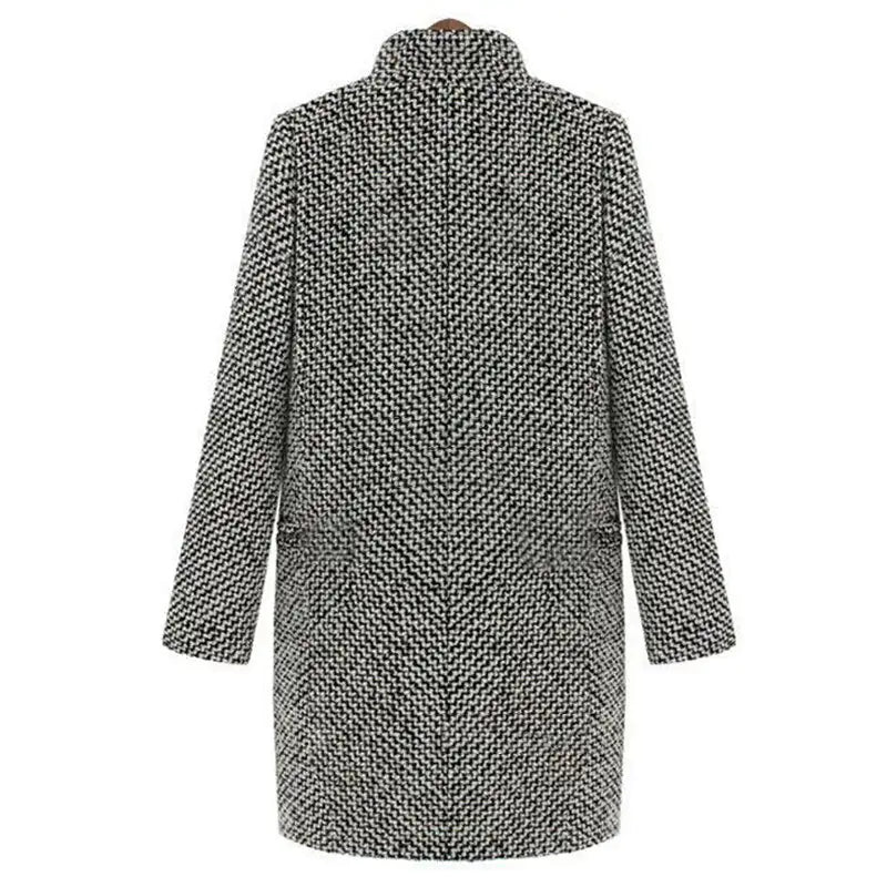 Crezsil | Eleganter Wollmantel für Frauen