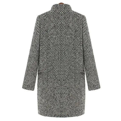 Crezsil | Eleganter Wollmantel für Frauen