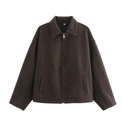 Elaiene | Einfarbige Herbst-Winter Jacken Damen Modisch