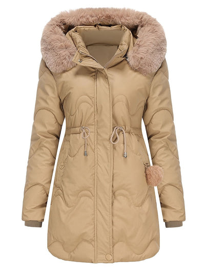 Geff | Elegante gefütterte Damen Winterjacke